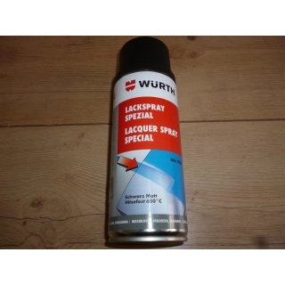 Würth Motorlack schwarz matt