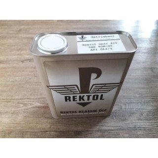 Rektol Getriebeöl 80W90 GL3/4, 2 Liter, für alle Spitfire / GT6 Getriebe