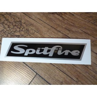 Aufkleber "SPITFIRE", dem Original nachempfunden, ca. 15x3cm