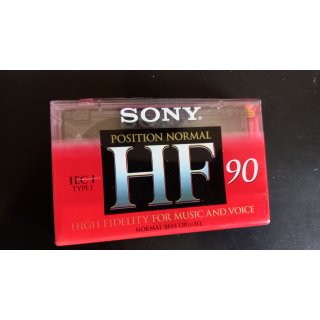 Sony C90HF Kasette aus Altbestand, OVP