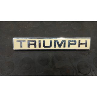 Emblem TRIUMPH f&uuml;r GT6 MK2, gebraucht
