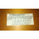 Aufkleber schwarz " Spitfire1500"...